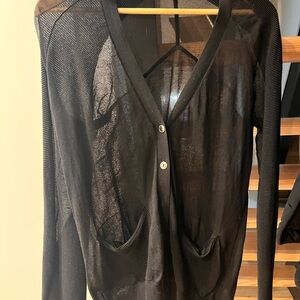 Alexander Wang Sheer Cardigan